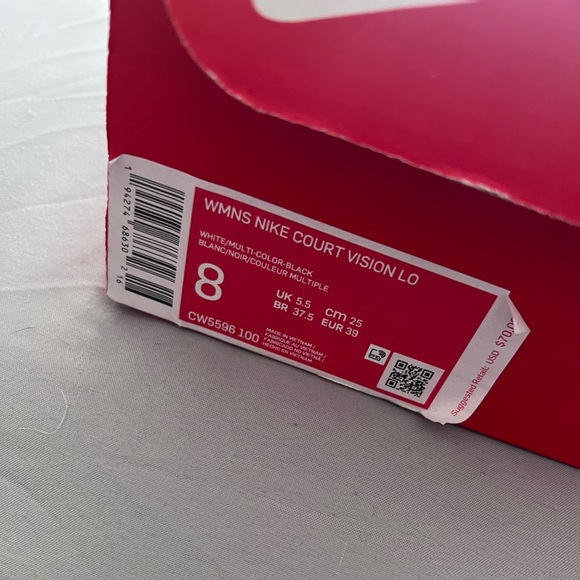 Nike court reflective shoes size 8 - Picture 4 of 4